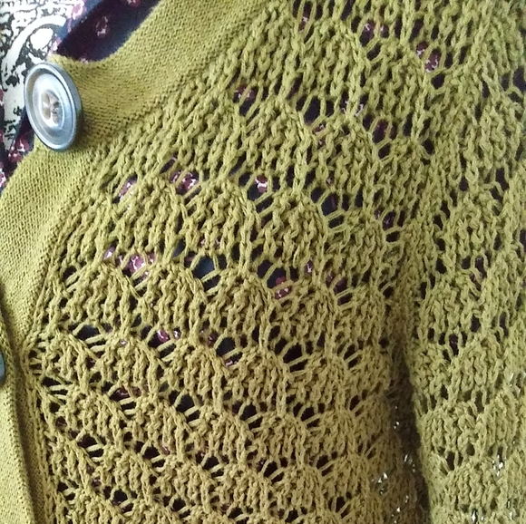 🌵VINTAGE OLD NAVY COTTON KNIT SWEATER - Picture 3 of 10